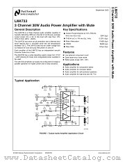 L4733TA datasheet pdf National Semiconductor