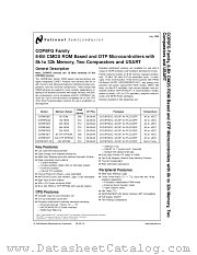 COP8FGX544VEJX datasheet pdf National Semiconductor