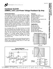 CLC436AJ datasheet pdf National Semiconductor