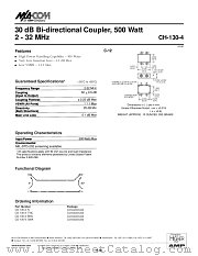CD-130-4 SMA datasheet pdf Tyco Electronics