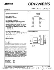 CD4724BMS datasheet pdf Intersil