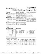 BQ2002DPN datasheet pdf Texas Instruments