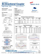 BDCA1-10-40 datasheet pdf Mini-Circuits