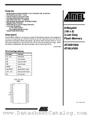 AT49LV008-11TI datasheet pdf Atmel