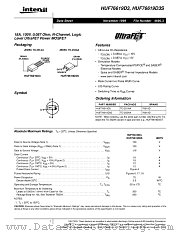 HUF76432S3S datasheet pdf Intersil