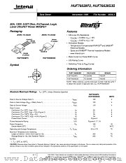 HUF76639S3S datasheet pdf Intersil