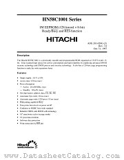 HN58C1001T-15 datasheet pdf Hitachi Semiconductor