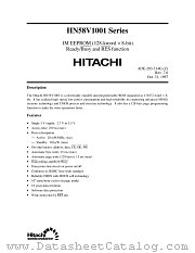 HN58V1001 datasheet pdf Hitachi Semiconductor