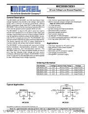 MIC39301-2.5BT datasheet pdf Micrel Semiconductor