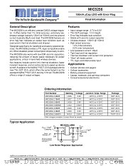 MIC5256-2.85BD5 datasheet pdf Micrel Semiconductor