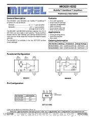 MIC6252BM5 datasheet pdf Micrel Semiconductor