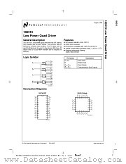 100313D datasheet pdf National Semiconductor