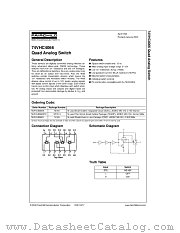4066 datasheet pdf Fairchild Semiconductor
