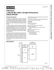 FM27C010QE datasheet pdf Fairchild Semiconductor