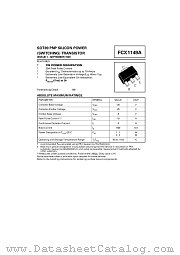 FCX1149 datasheet pdf Zetex Semiconductors