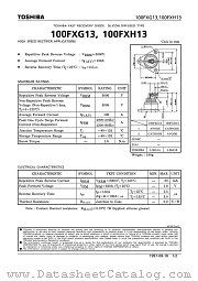 100FXG13 datasheet pdf TOSHIBA