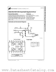 DS75493J datasheet pdf National Semiconductor