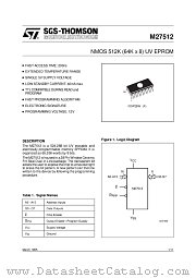 27512 datasheet pdf ST Microelectronics