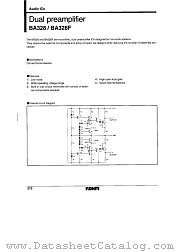 BA328F datasheet pdf ROHM