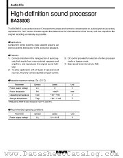 BA3880S datasheet pdf ROHM