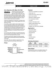 EL4581CN datasheet pdf Intersil