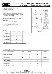 KIA378R05 datasheet pdf Korea Electronics (KEC)