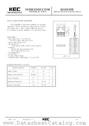 KIA8246H datasheet pdf Korea Electronics (KEC)