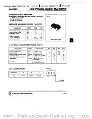 KSC2223 datasheet pdf Samsung Electronic