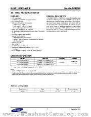 K4S51163PF-Y datasheet pdf Samsung Electronic