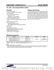 K4S641633H-RBE datasheet pdf Samsung Electronic