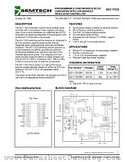 SC1172CSW datasheet pdf Semtech