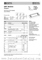 MWI35-12A7T datasheet pdf IXYS Corporation