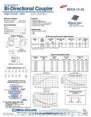 BDCA-15-25 datasheet pdf Mini-Circuits