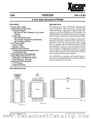 28C256 datasheet pdf Xicor