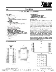X28HC64F-70 datasheet pdf Xicor