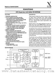 X5643S14I-4.5A datasheet pdf Xicor