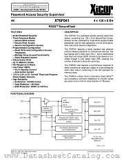 X76F041P datasheet pdf Xicor