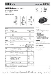 VIO125-12P1 datasheet pdf IXYS Corporation