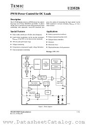 U2352 datasheet pdf TEMIC