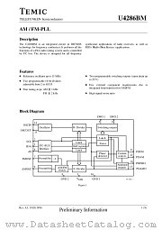 U4286BM-BFP datasheet pdf TEMIC
