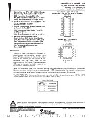 SN54ABT245AW datasheet pdf Texas Instruments