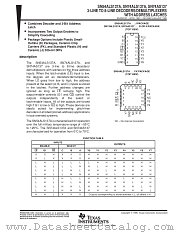 SN54ALS137AJ datasheet pdf Texas Instruments