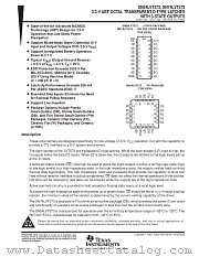 SN54LVT573FK datasheet pdf Texas Instruments