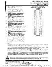 SN54LVTH16240WD datasheet pdf Texas Instruments