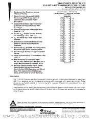 SN54LVTH16373WD datasheet pdf Texas Instruments
