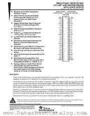 SN54LVTH16541WD datasheet pdf Texas Instruments