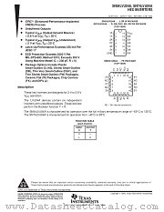 SN54LVU04A datasheet pdf Texas Instruments