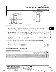 SN54180W datasheet pdf Texas Instruments