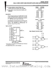 SN5450W datasheet pdf Texas Instruments