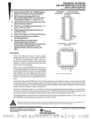 SN74ABT823DB datasheet pdf Texas Instruments